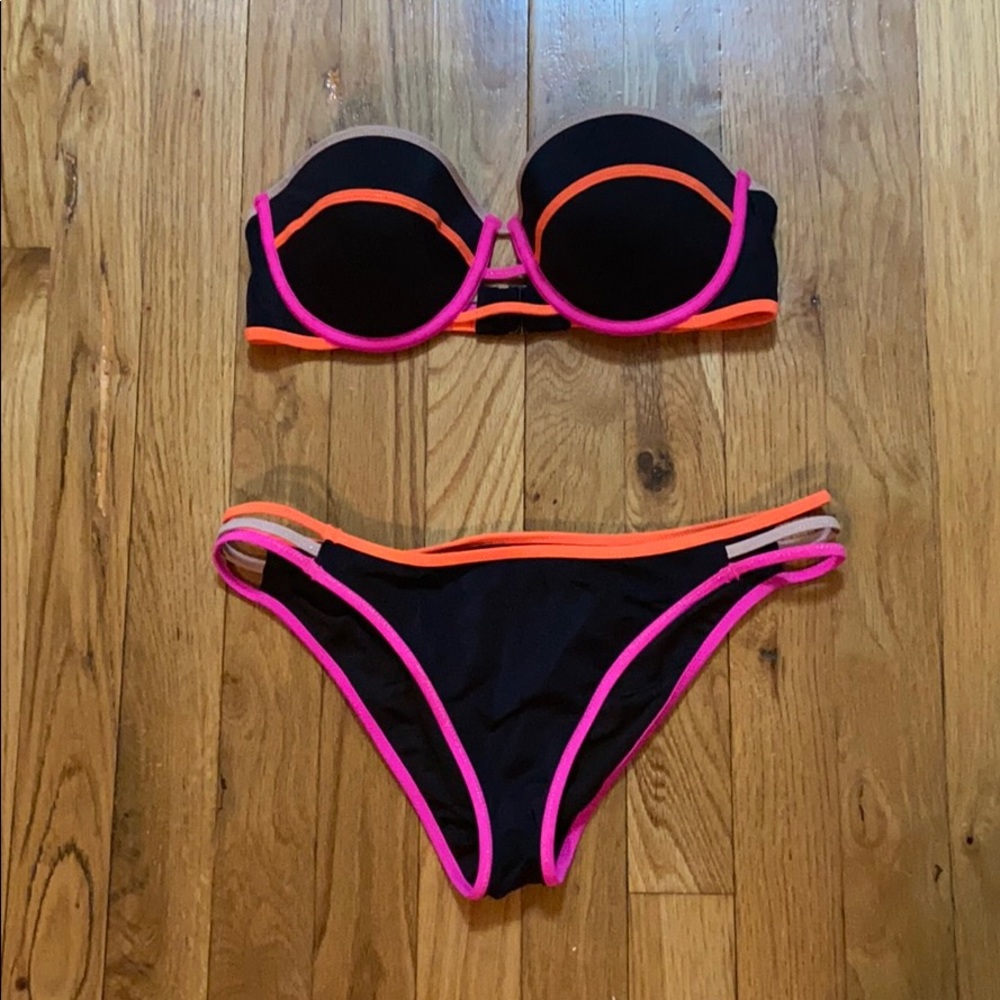 3/$20 Black strapless bikini